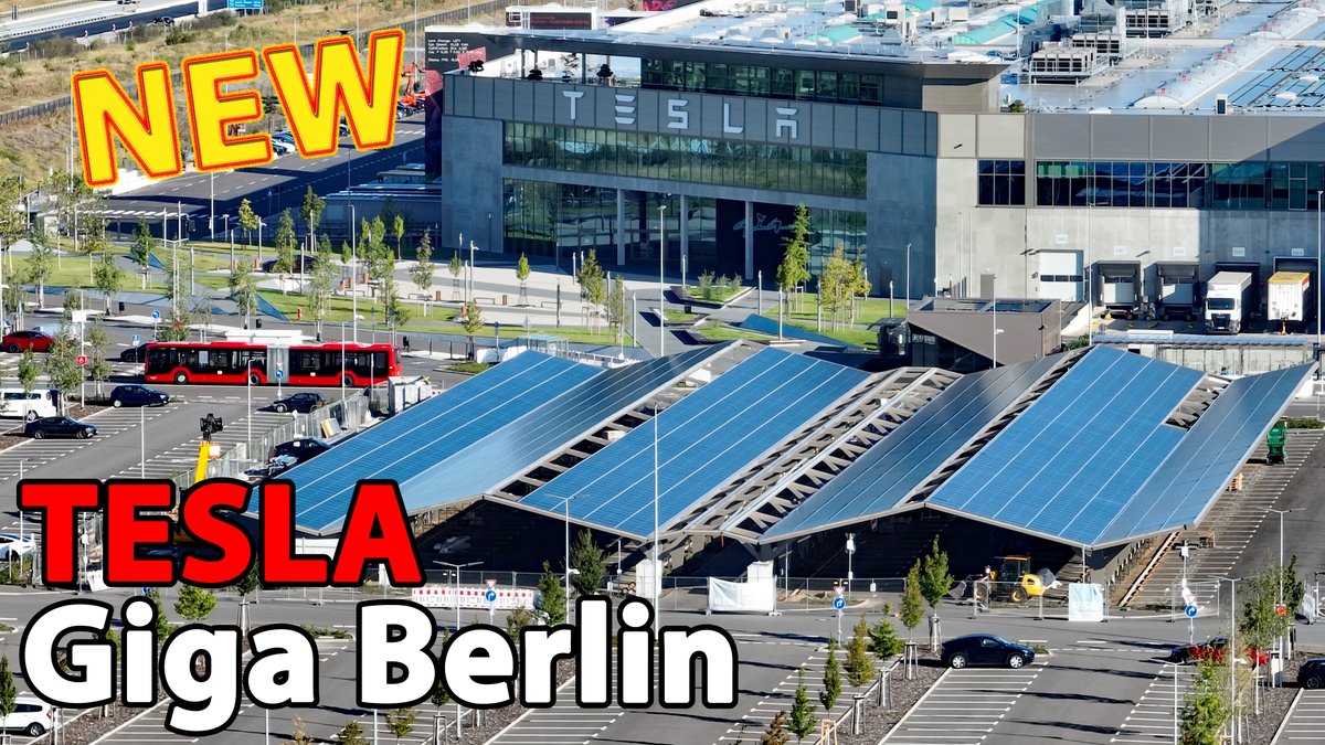 😎👉 Tesla Giga Berlin Update #210
🚨 NEW drone video online! 2024-09-15
youtube.com/watch?v=vDvVPy…

<a href="/elonmusk/">Elon Musk</a> #tesla #GigaBerlin #gigafactory #gf4