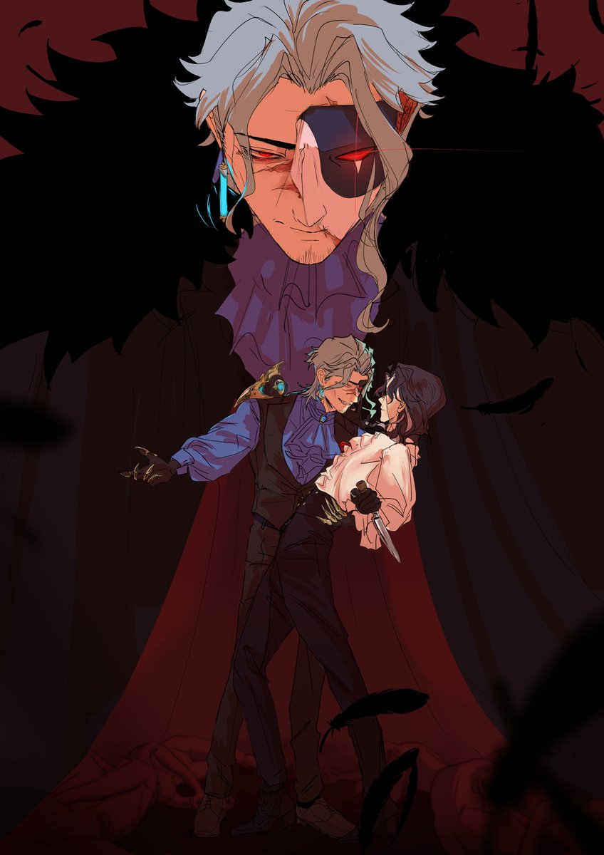 [ 𝔗𝔥𝔢 𝔓𝔥𝔞𝔫𝔱𝔬𝔪 𝔬𝔣 𝔱𝔥𝔢 𝔒𝔭𝔢𝔯𝔞 ]
-
Ok, I think this is the drawing where I spent the most time on it but, I don't really know if I like it like that but anyway here it is ! ♥

#GenshinImpact #Dottolone #Pantalone #Dottore