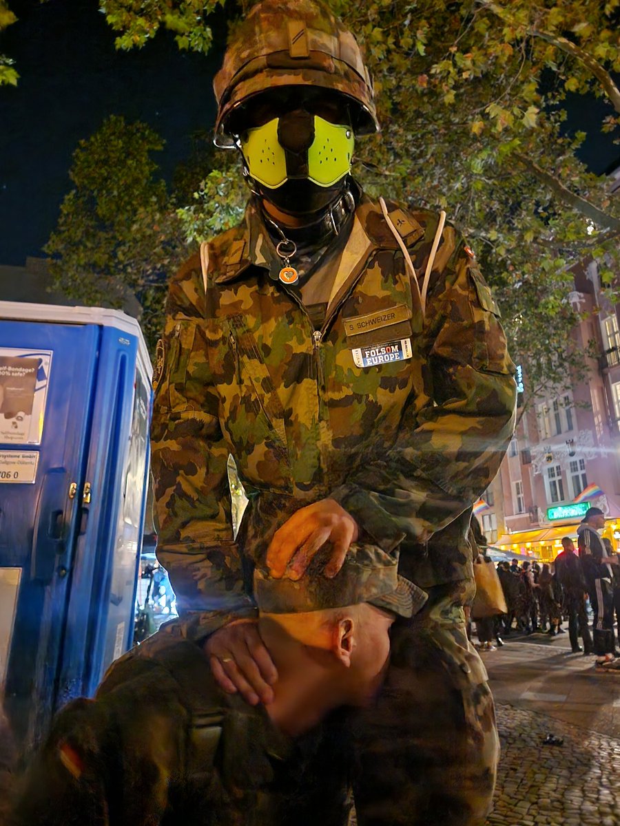 What a good army sub, down me😈 #Folsom #Berlin