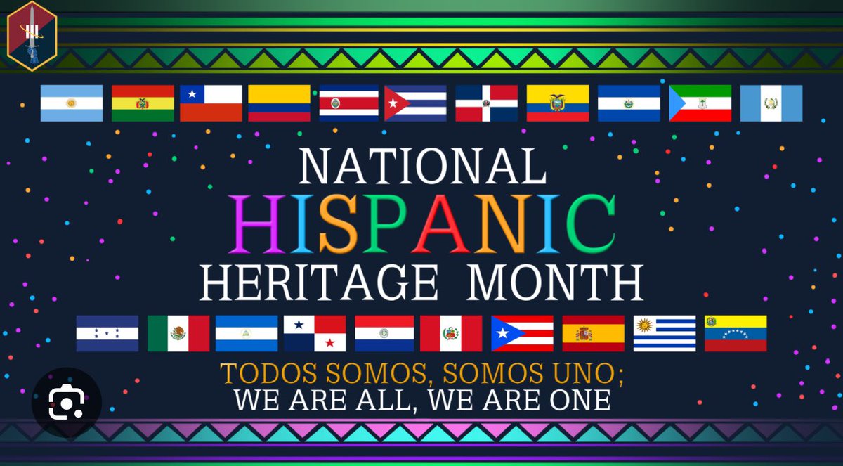 Happy Hispanic Heritage Month!