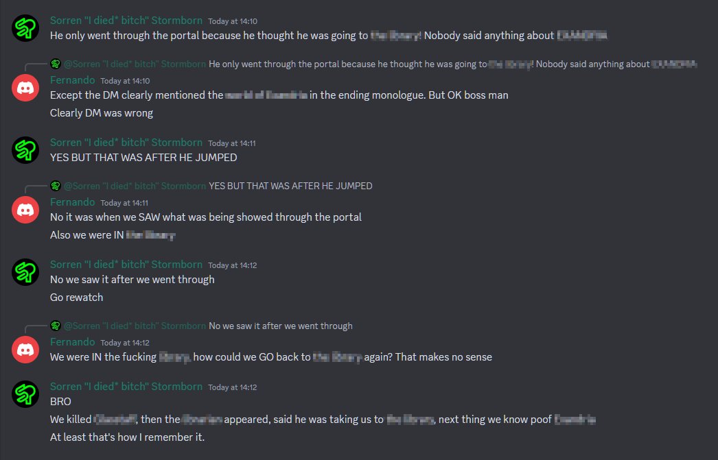 'Go rewatch' says the man who actually did not remember correctly.