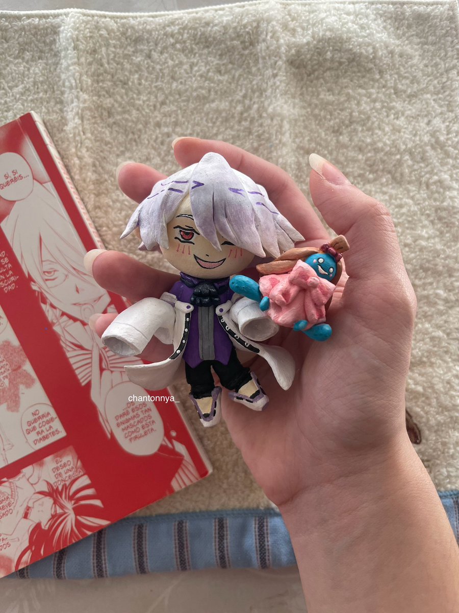 _chantonnya_'s tweet photo. Xerxes Break air dry clay figure💜
#xerxesbreak #PandoraHearts #パンドラハーツ #ザークシーズブレイク https://t.co/z5m5aveaw6