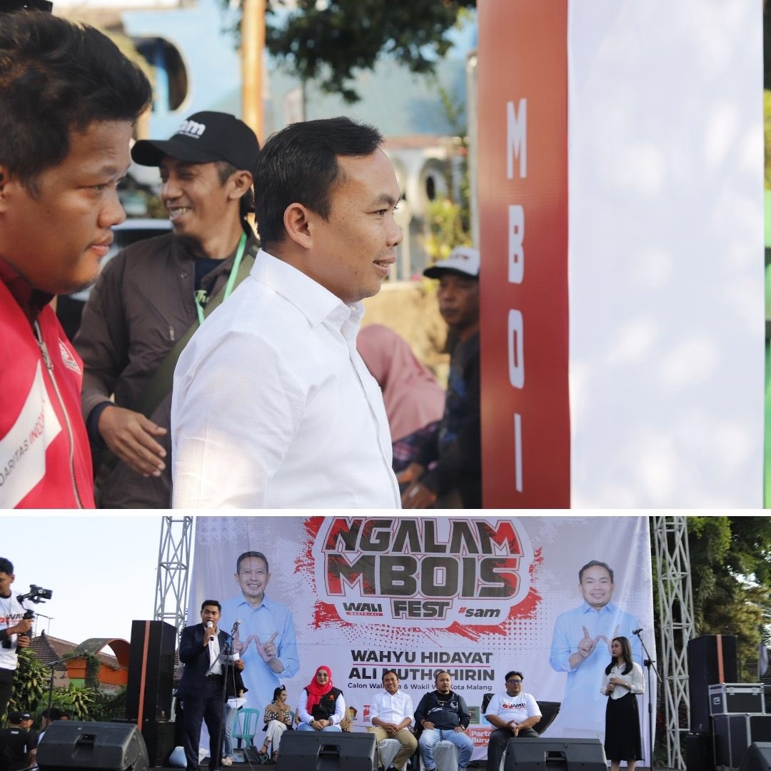 sam_ali_m's tweet photo. Alhamdulillah, antusiasme warga di Ngalam Mbois Festival benar-benar membuat hati saya senang dan terharu. Acara ini sukses, meriah, dan penuh cinta. https://t.co/Yp2H7gSpQt