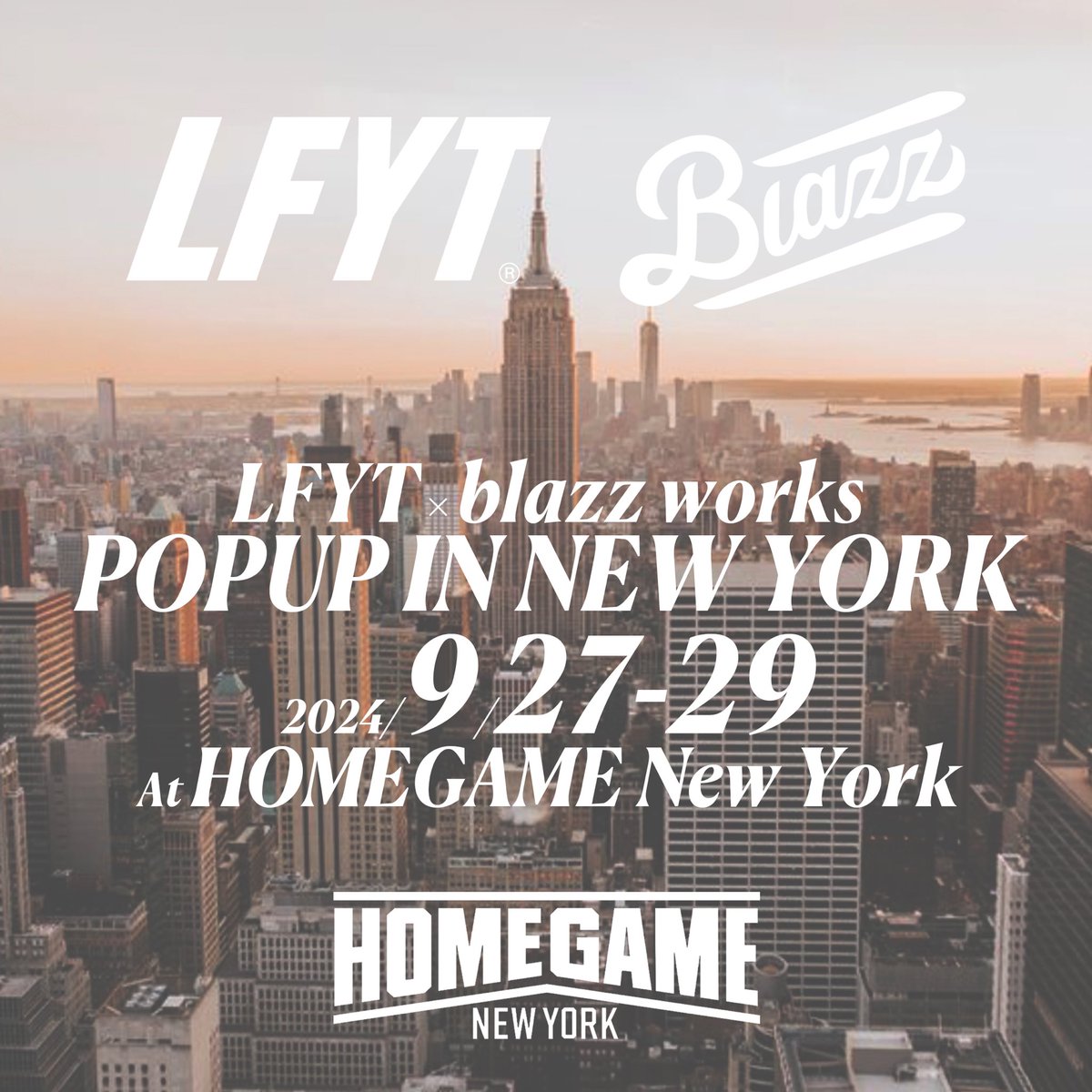 blazzworks's tweet image. LFYT × blazz works 
POPUP IN NEW YORK
blazz.jp/blog/2024/09/1…