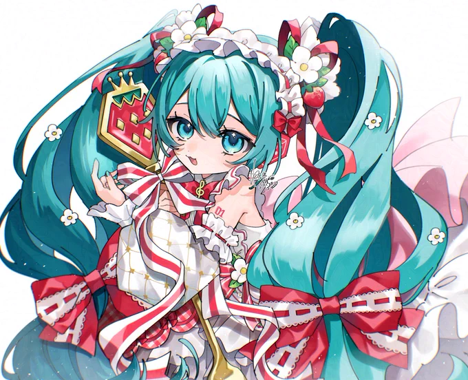 いちごミクさん#初音ミク 