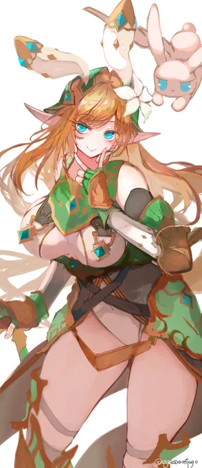 バニーエルフちゃん #オリジナル