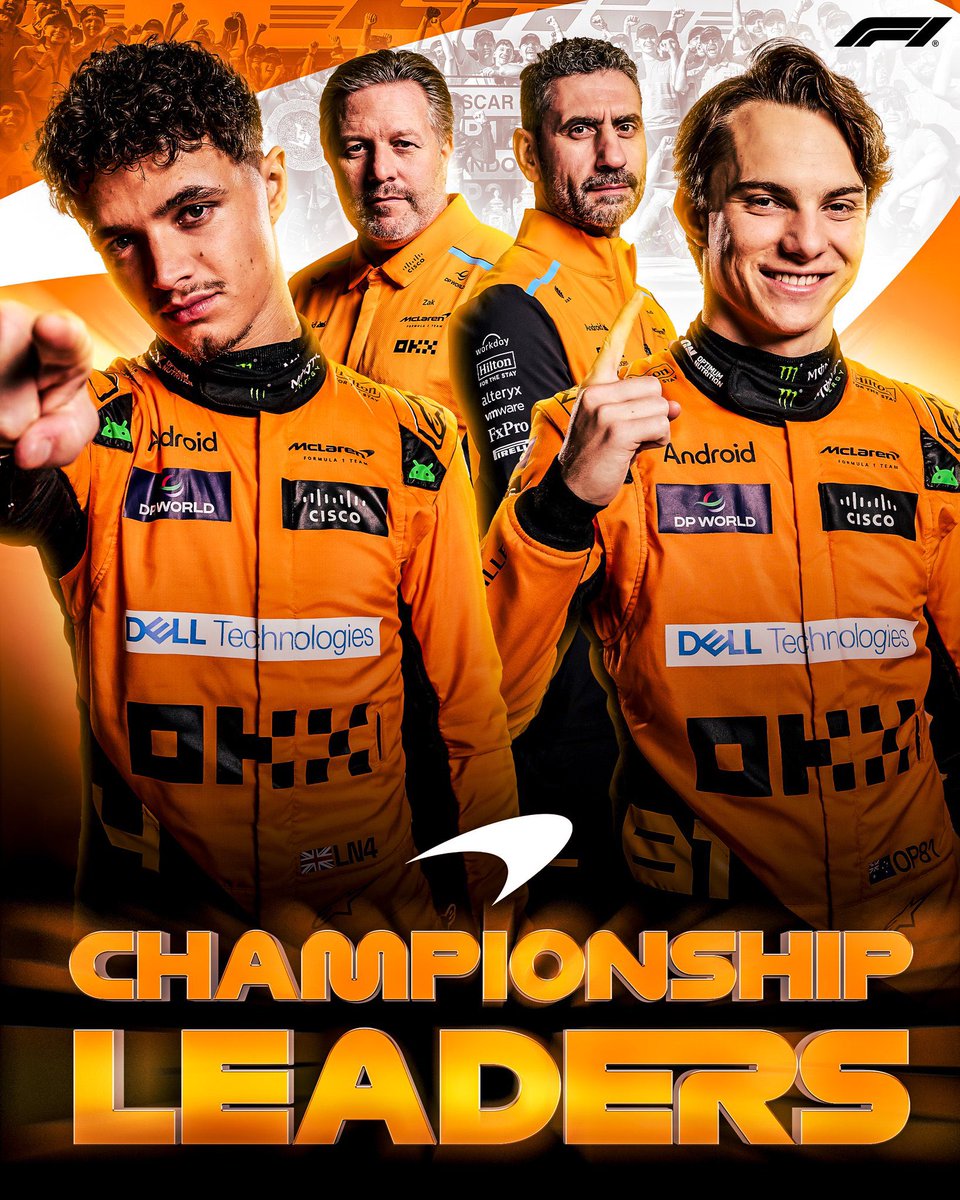 polishgpf1's tweet photo. 🚨 Po raz pierwszy od dekady‼️ 
McLaren prowadzi w rankingu konstruktorów‼️👀
#F1PL #Formula1 #AzerbaidjanGP https://t.co/1ts0bPN2lF