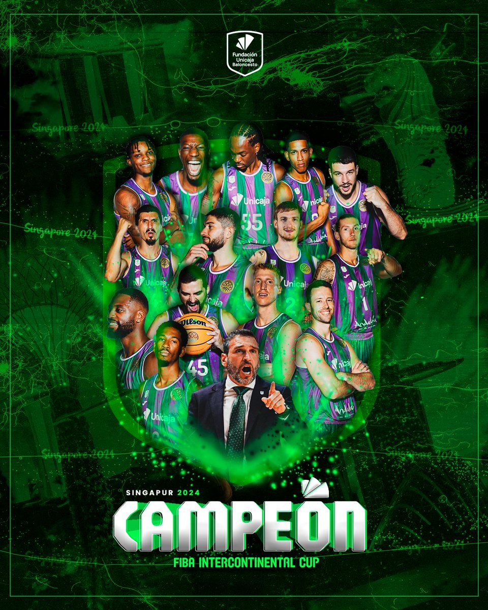 🏆 ¡Somos 𝗖𝗔𝗠𝗣𝗘𝗢𝗡𝗘𝗦 de la #IntercontinentalCup!

💚💜 #YoSoyDelUnicaja <a href="/FIBAIC/">FIBA Intercontinental Cup</a>