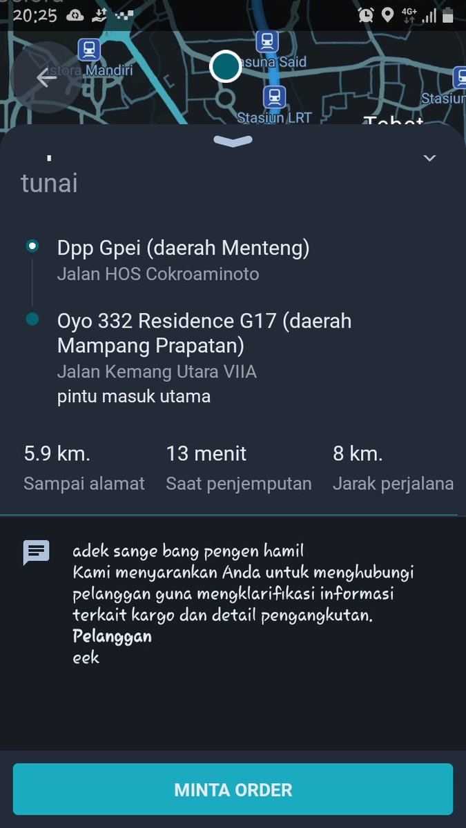 BUDIanthons's tweet photo. Bangke bgt emang yg order begini 🤦‍♂️ #maxim  #ojol #BINI #ThalapathyVijay #BautiMasciaEnMMB https://t.co/E4QlUTu9t2