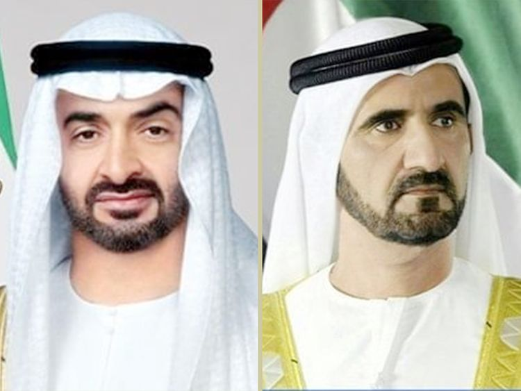 agamchaudhary_'s tweet photo. President His Highness Sheikh Mohamed bin Zayed Al Nahyan and His Highness Sheikh Mohammed bin Rashid Al Maktoum shared a message of hope on the Prophet Muhammad's (PBUH) birthday, praying for peace and stability worldwide.  #MawlidAlNabi #UAE #Peace #UnityFrontLine https://t.co/S1EYnlSAJS