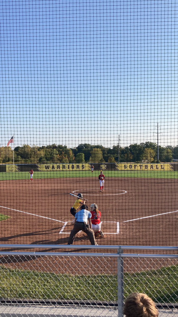 Great Day for Softball. 12 watkins Kids.  6 on each Team this morning.  Let’s Go Warriors.