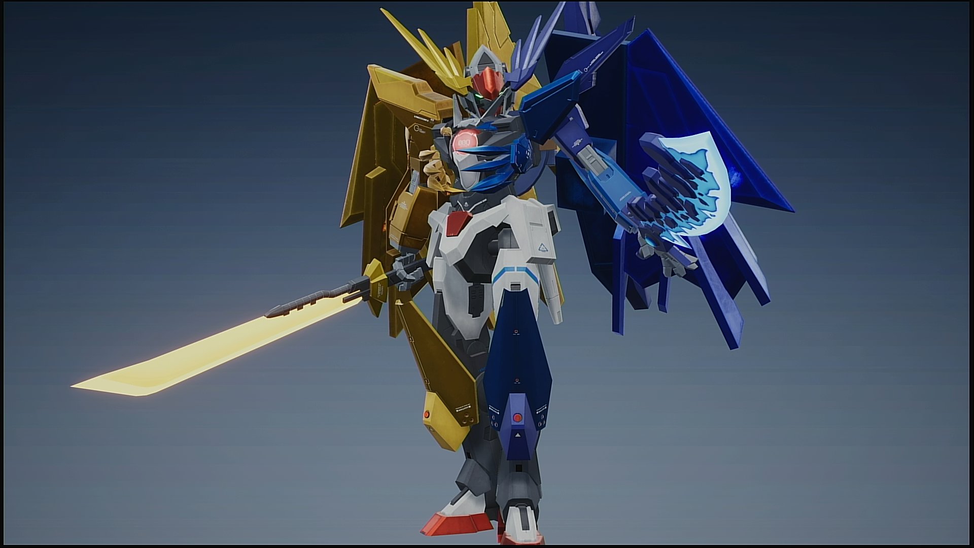 元祖SDガンダム　ファイナルフォーミュラー＋コマンドF90＋ガンアーマー組み済み ファイナルフォーミュラー ガンダム PTM]ファイナルフォー
