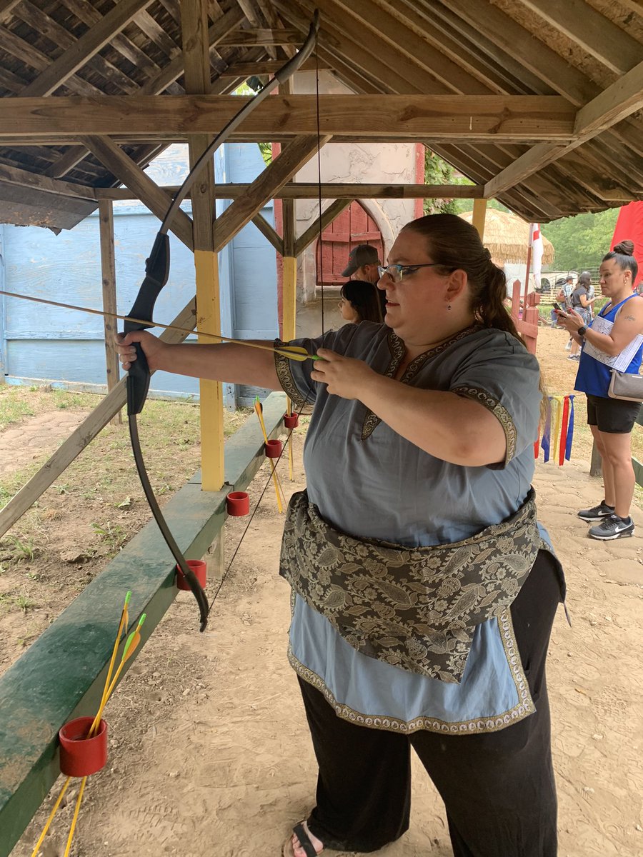 CailaDemint's tweet photo. Went to the KC Renfest yesterday with my wife and we had such a grand time and got to trinket trade! (I made a bunch if weapon bookmarks) https://t.co/dsVh836zZD