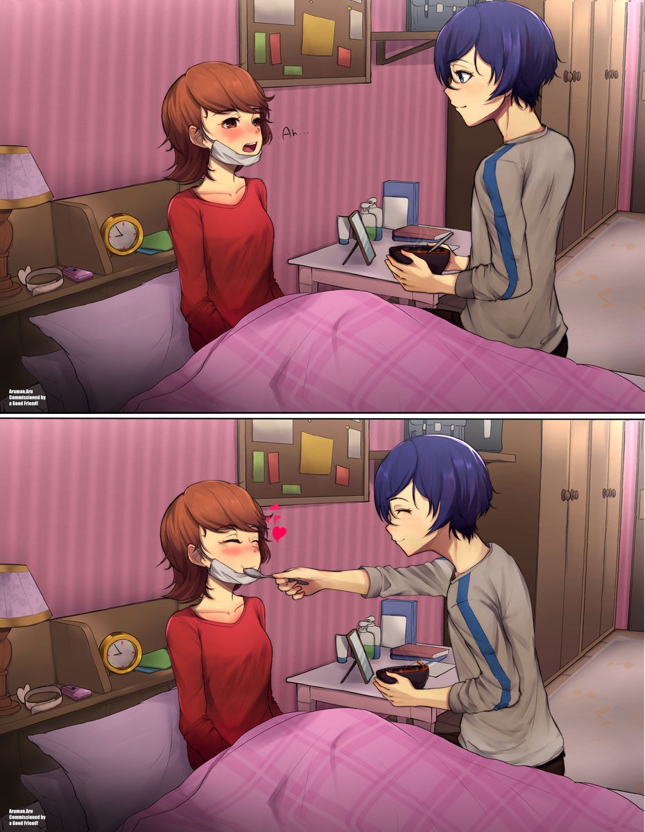 Yukari x Makoto 2

Fanart Commission. 
#岳羽ゆかり #ペルソナ3リロード #Persona3Reload