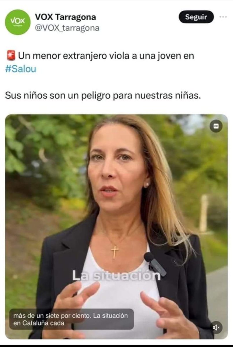 Lo que alguien con una responsabilidad política no debería hacer nunca: (la noticia real es que un turista irlandés ha violado a una compatriota de 18 en Salou)

europapress.es/catalunya/noti…