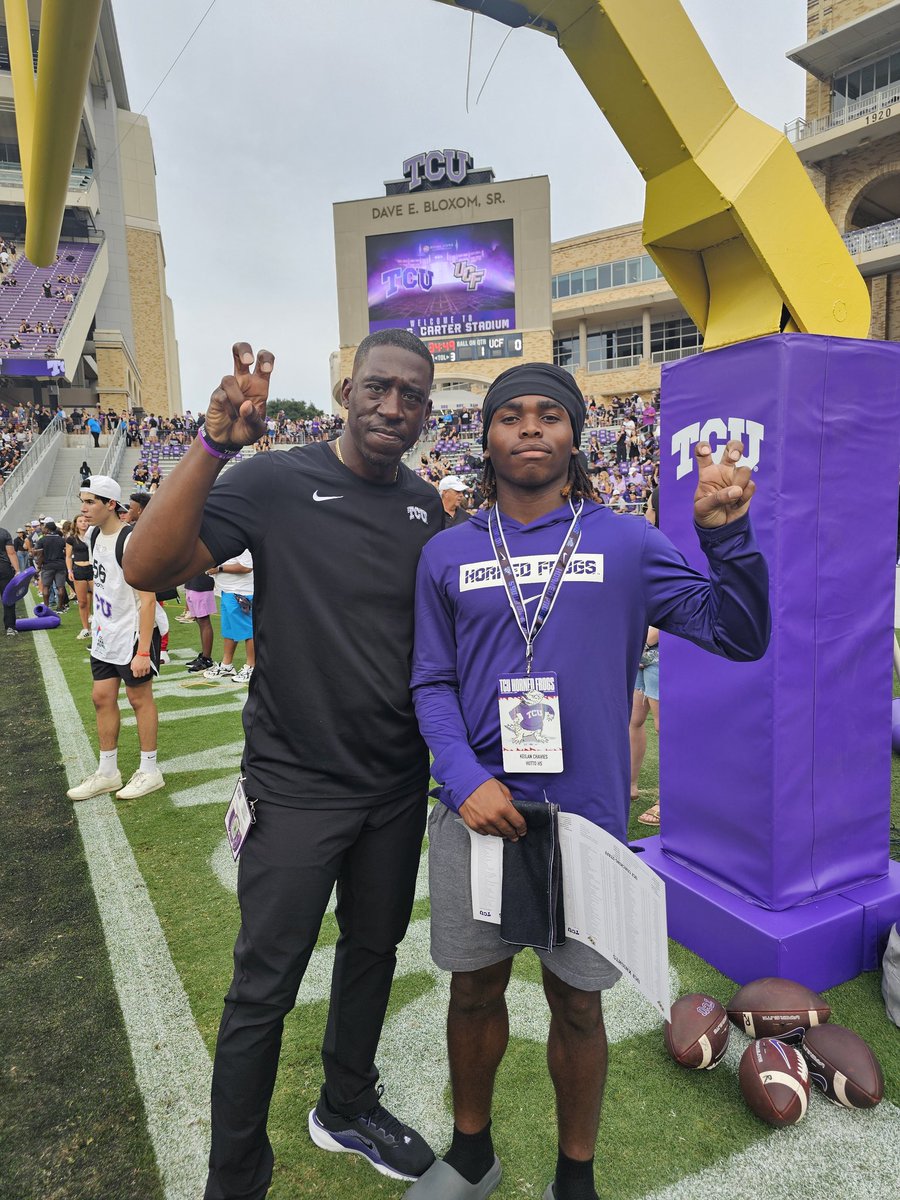 Keilan Chavies '26 (@keilankc) on Twitter photo I had a great time <a href="/TCUFootball/">TCU Football</a> yesterday. The game day atmosphere is amazing!!! Thanks to <a href="/FBCoachJSmith/">Jimmy Smith</a> and <a href="/rajesh_murti/">Raj Murti</a> for having me.
<a href="/CamCook_4/">Cam “The Chef” Cook</a>
We go way back....
IYKYK❤️
<a href="/HuttoHS_Fball/">Hutto Football</a> <a href="/ReelGoatSports/">Reel Goat Sports 🐐</a> <a href="/Storm24Tx/">Storm Woods</a> I had a great time <a href="/TCUFootball/">TCU Football</a> yesterday. The game day atmosphere is amazing!!! Thanks to <a href="/FBCoachJSmith/">Jimmy Smith</a> and <a href="/rajesh_murti/">Raj Murti</a> for having me.
<a href="/CamCook_4/">Cam “The Chef” Cook</a>
We go way back....
IYKYK❤️
<a href="/HuttoHS_Fball/">Hutto Football</a> <a href="/ReelGoatSports/">Reel Goat Sports 🐐</a> <a href="/Storm24Tx/">Storm Woods</a>