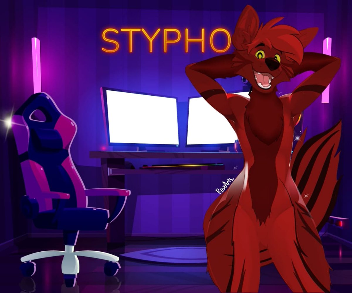 Roselina_Ben's tweet image. UwU.. Done The Coloring Work for a Strypho Dog Portrait! with 2 cool color theme Neon Blue, Purple / Maroon, Red #RoseArts #Strypho #Dog #FurryArt #Furry #furryfandom #Gaming #ThemeArt #ThemeArtwork #2dArt #2dArtist #CommissionedArt #commissionsopen