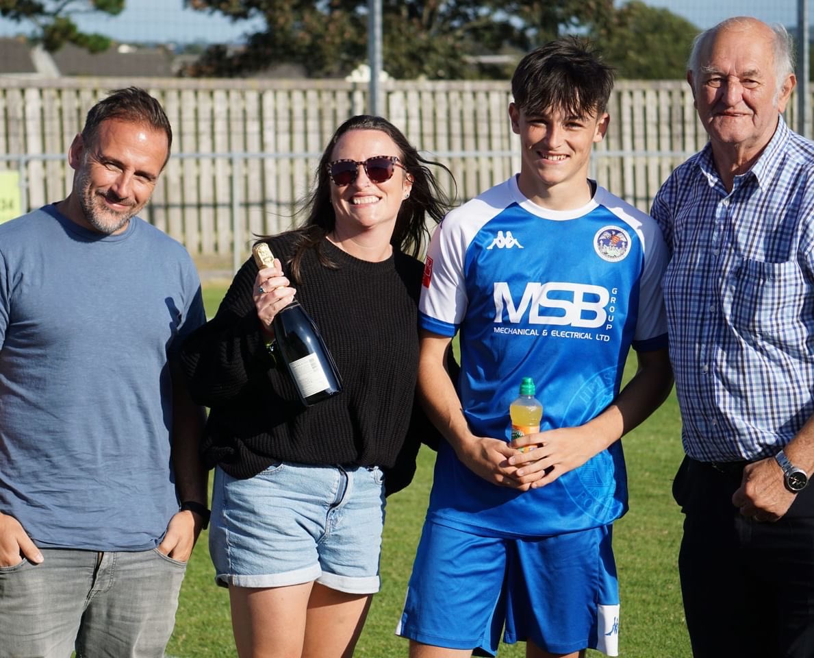 Helston Athletic FC (@helstonafc) on Twitter photo Yesterdayβs MOTM against Bideford was <a href="/dylanmitchell06/">Dylan Mitchell</a> , making his full debut at centre back, with a performance that belied his youth.
Here he is receiving his award from VP Barry Dunstan, and his family receiving the champagne on his behalf.
πΈ- instagram.com/tbphotography9β¦ Yesterdayβs MOTM against Bideford was <a href="/dylanmitchell06/">Dylan Mitchell</a> , making his full debut at centre back, with a performance that belied his youth.
Here he is receiving his award from VP Barry Dunstan, and his family receiving the champagne on his behalf.
πΈ- instagram.com/tbphotography9β¦