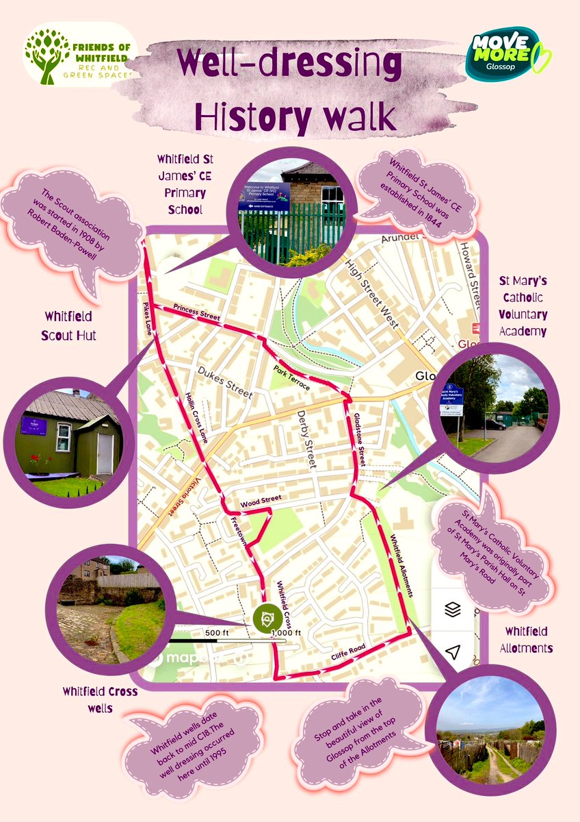 It was great to be part of the relaunch of Whitfield Well dressing yesterday, so many community groups all giving time to volunteer to make this happen. Lovely to see the community enjoying the green space and joining in the fun activities. #healthbystealth
 <a href="/HelenThorny/">Helen Thornhill</a>