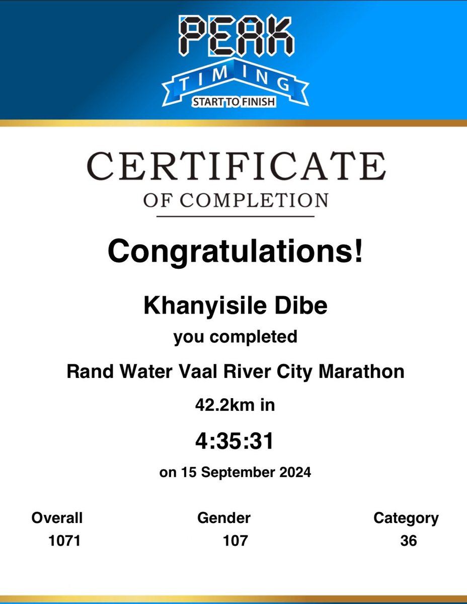 Nna_Mwelase's tweet image. Rand Water Vaal River City Marathon 🤩🤗💃🏽🤸🏽‍♀️🫠

#RandWaterVaalRiverCityMarathon
#FetchYourBody2024 #TrapnLos
#IChoose2BActive #IPaintedMyRun