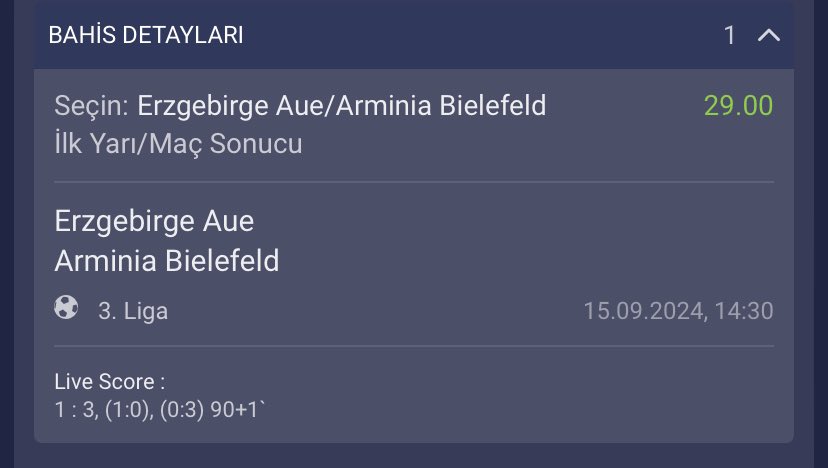 Tertemiz 29.00 Oran koyduk ✍️🔥✅

🔥Sürpriz 1/2 ✍️✅ ana tercih ✅

💰💰Şimdi ödül dağıtalım 💰💰

👉Bu gönderiyi RT yapıp güzel yorum yapan 3 kişiye nakit 💰 yollayacağım 

Gerisi sizde…❤️