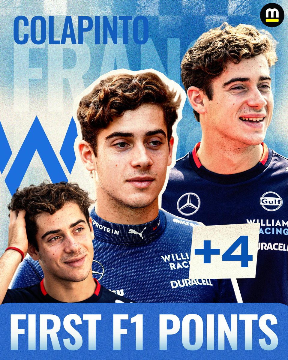 Points for Franco Colapinto in his 2nd ever #F1 race 🤩👏

#AzerbaijanGP