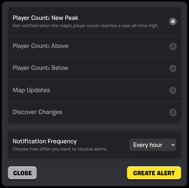 ✨ New feature: Notifications for creative maps
