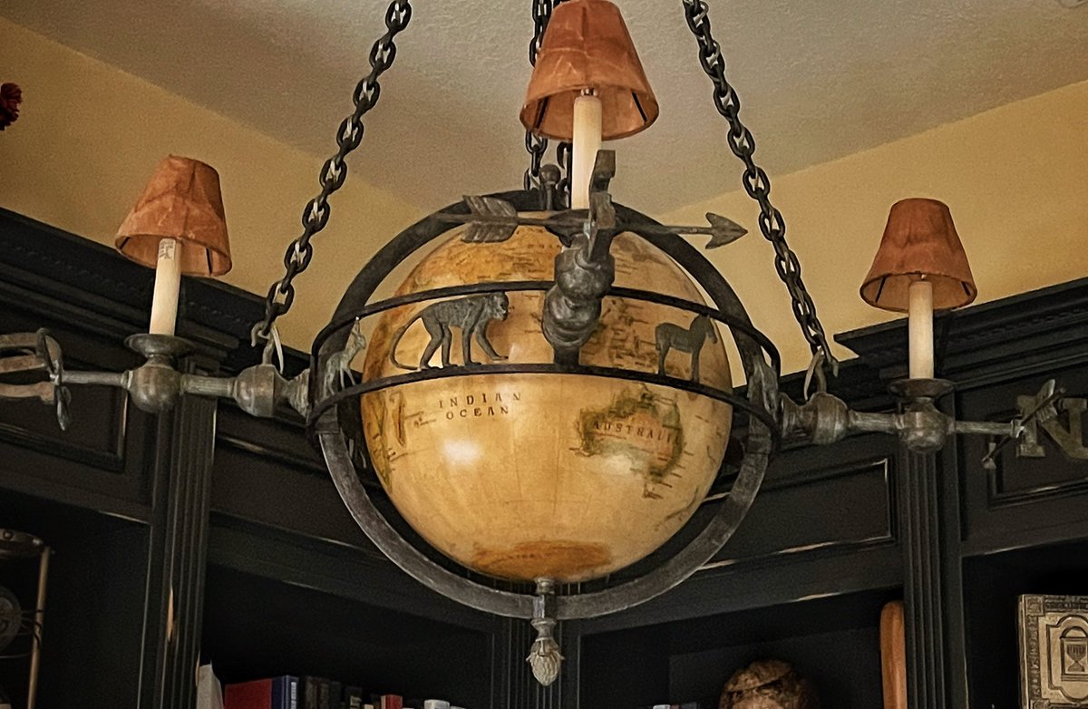 WekivaWild's tweet image. #AlphabetChallenge #WeekKforKnowledge  Light fixture in my den/office/man cave, keeps me oriented and a non-flat-earther.