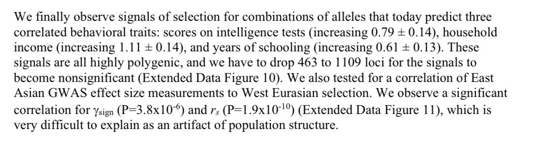 nim_chimpsky_'s tweet image. Evidence of directional selection for cognitive ability in the last 10,000 years from the David Reich lab