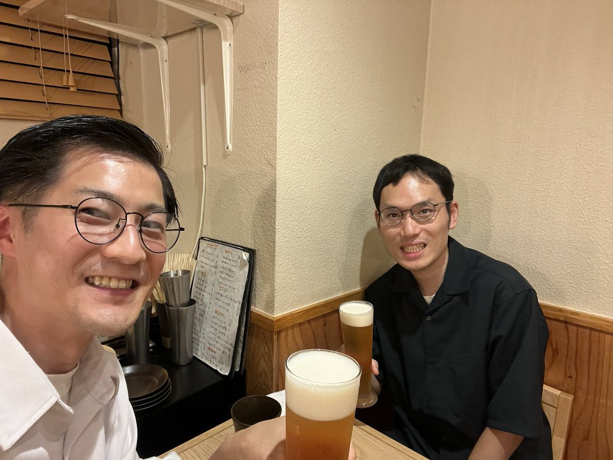 Hoveyda Lab (@hoveydalab) on Twitter photo Two former group members, Haruki-san and Taka-san connected recently in Japan over some fine Japanese food, spring wine and cold beer. We all wish we could be there with you! <a href="/TakatsuguMurata/">Takatsugu Murata</a> Two former group members, Haruki-san and Taka-san connected recently in Japan over some fine Japanese food, spring wine and cold beer. We all wish we could be there with you! <a href="/TakatsuguMurata/">Takatsugu Murata</a>