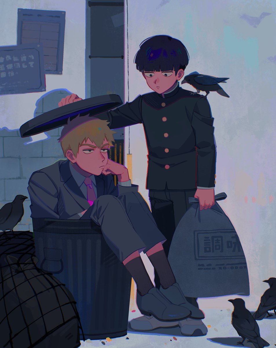 wallaby0513's tweet photo. 🐦‍⬛垃圾場🐦‍⬛
.          •🐦‍⬛.      。

#モブサイコ100     #mp100 https://t.co/4ULmmcXjck