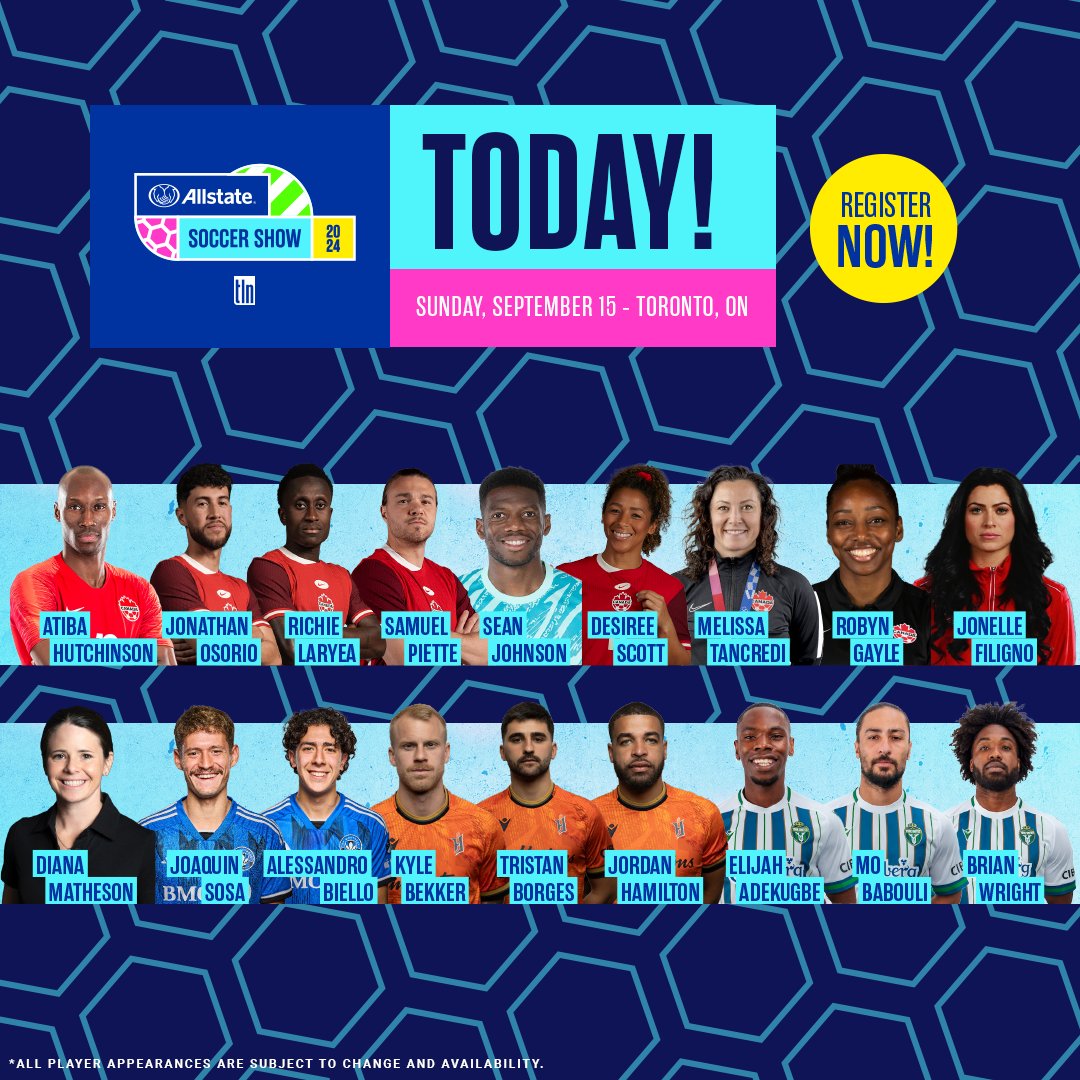 Today's the day! #TheAllstateSoccerShow is here!