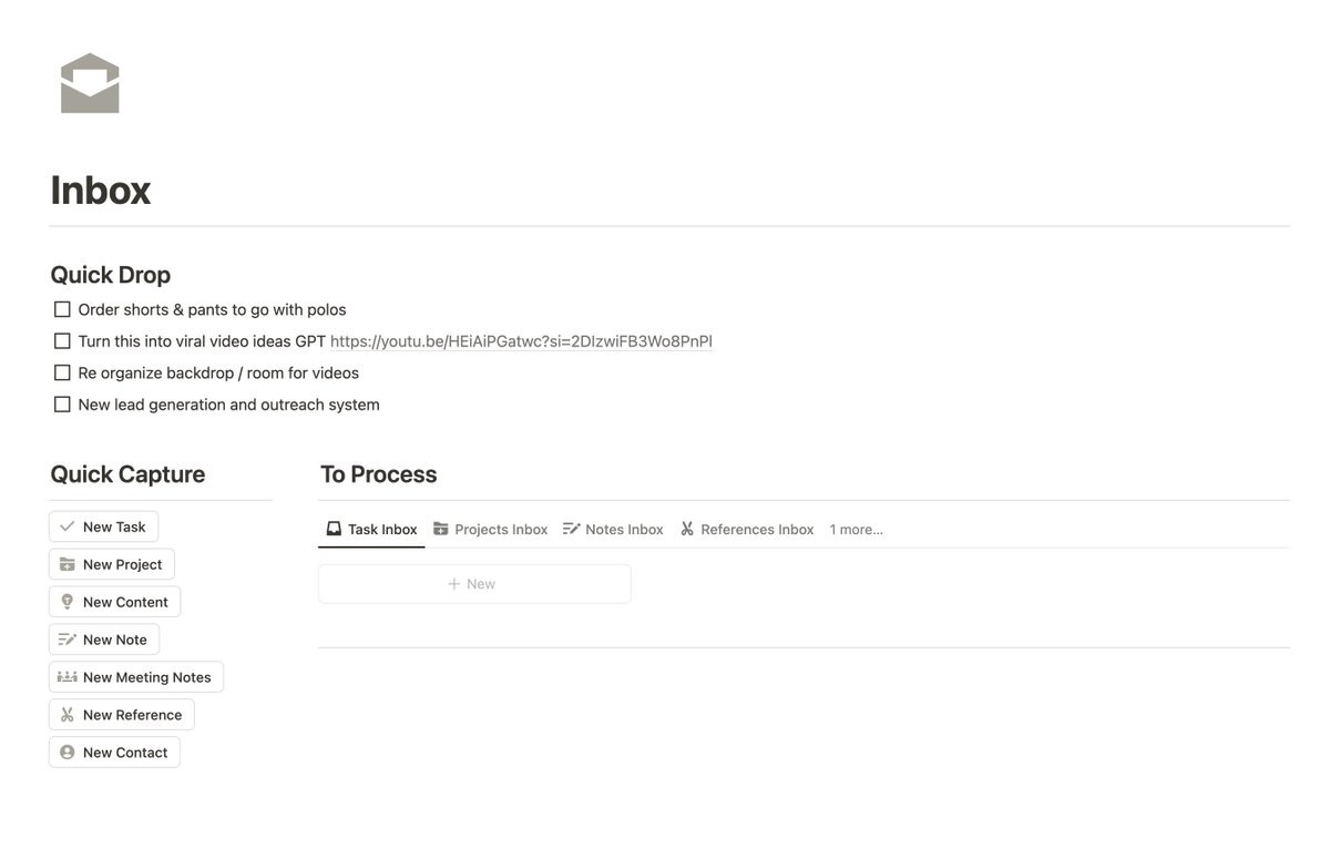 This is a 10/10 must for anyone trying to manage a business, content, and life.

Idc what system or software you use.

But I personally use Notion.\

(Yes I need new pants, mind your own business)