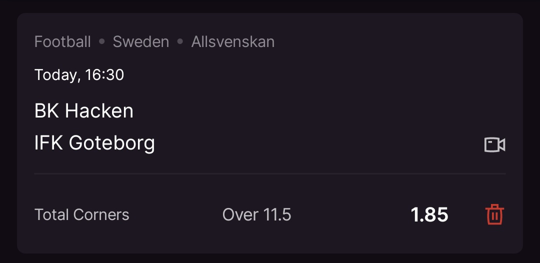 jaguargoalsx's tweet image. FREE VIP BET IS HERE!! 🚨 

🇸🇪 Hacken - Goteborg 
⛳️ Bet :  Over 11.5 Corners 

🔥 Goodluck! 

#Freevip #BettingPredictions #bettingexpert #bettingtipster