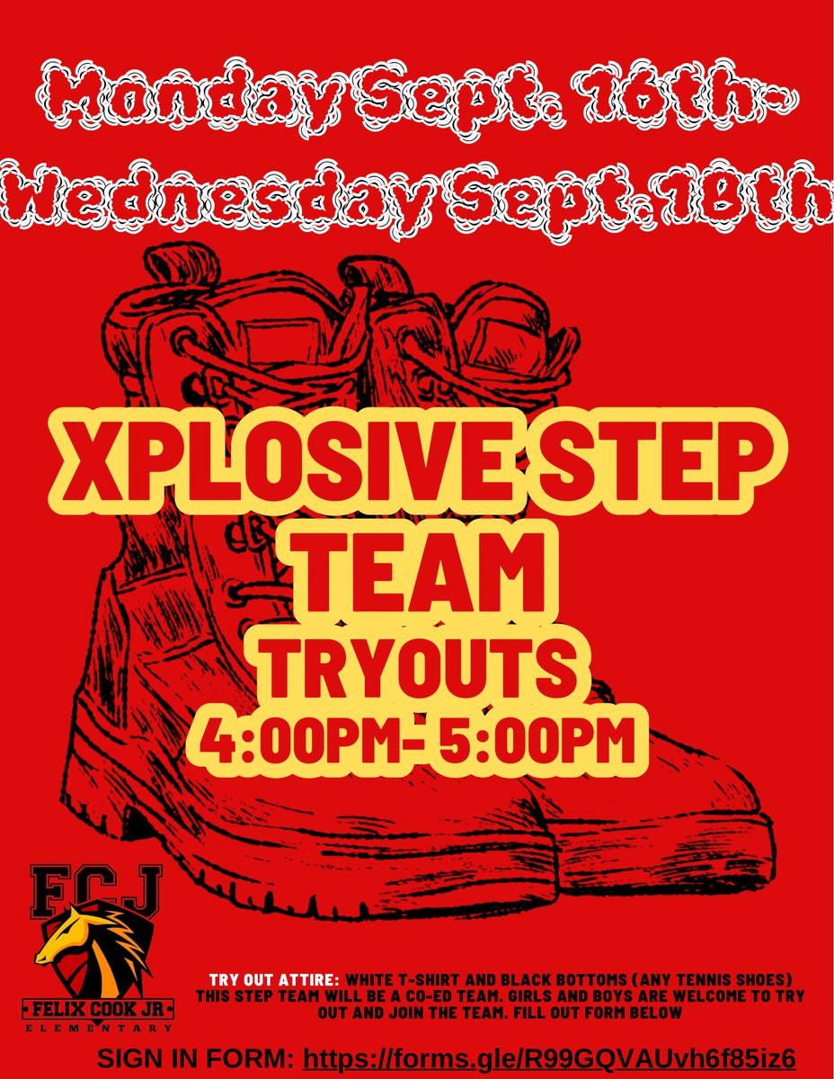 CookMagnet's tweet image. Step Team Try-Outs are this week! Who’s ready? #StepTeam #StallionPride