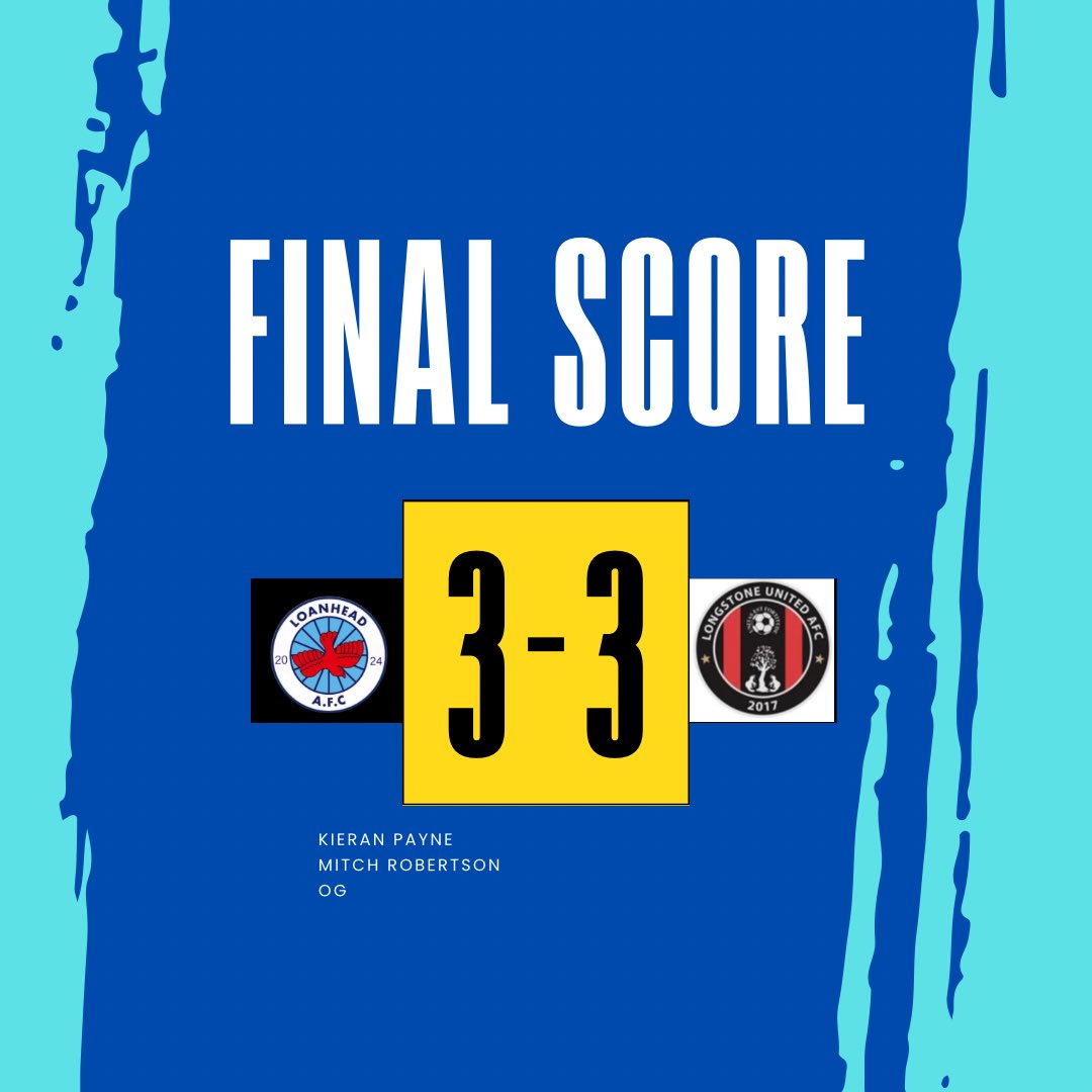 Boys showed good fight after a slow start to come back from 2-0 to lead 3-2 today. Unlucky to concede late on but we take the positives.🩵

All the best to <a href="/Longstone_Utd/">Longstone United</a> 

Scorers:
<a href="/Mitchellrob_/">mitch robertson</a> 
<a href="/kp_98_/">kp.</a> 
OG