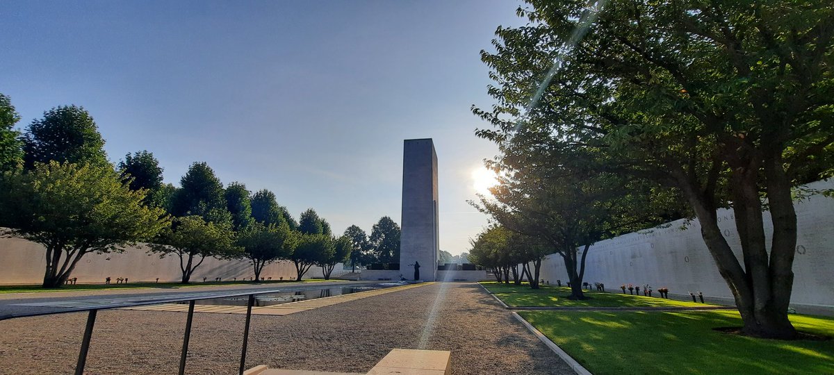 This morning, 9 AM at Margraten Cemetery