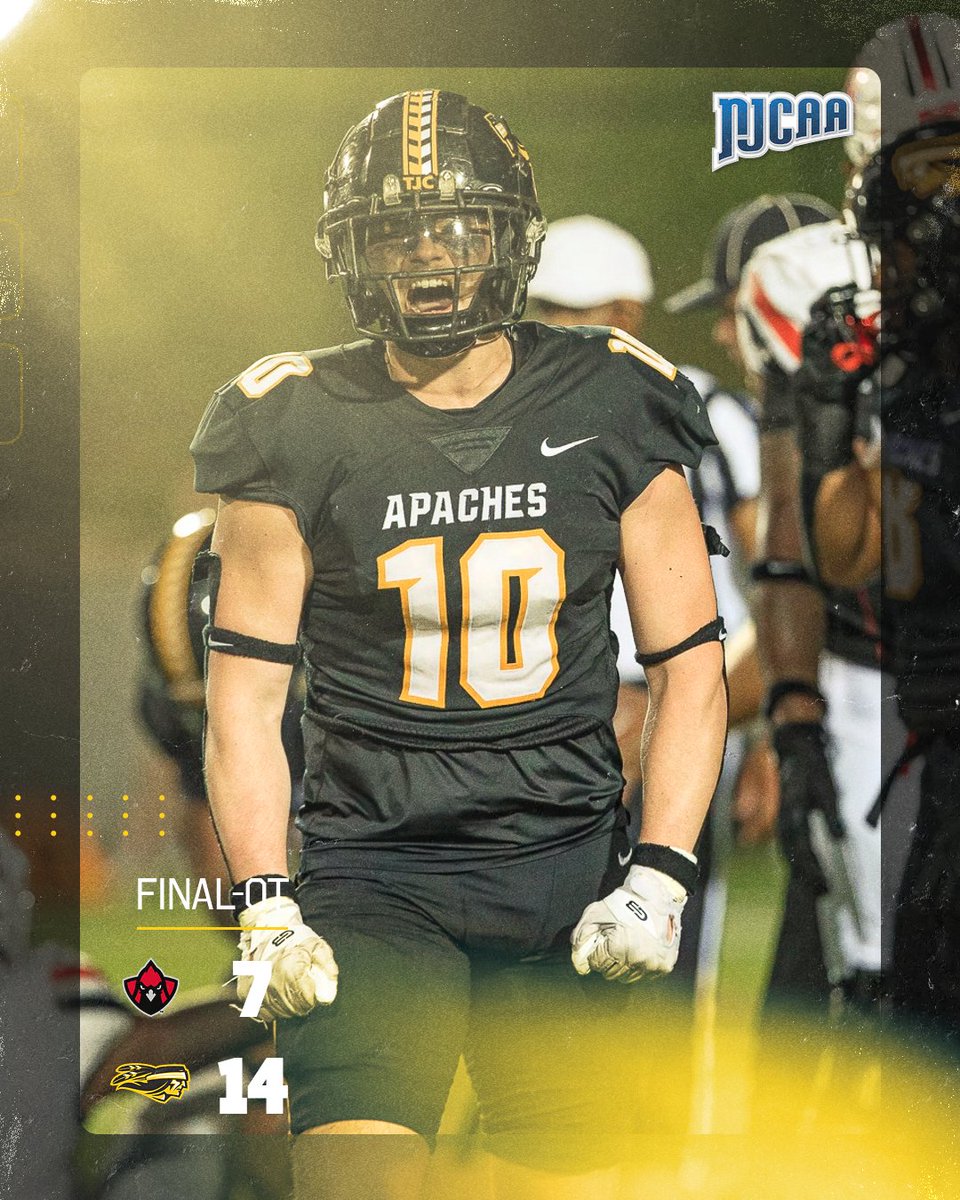 Exciting OT win by the Apaches! 

#feathersup