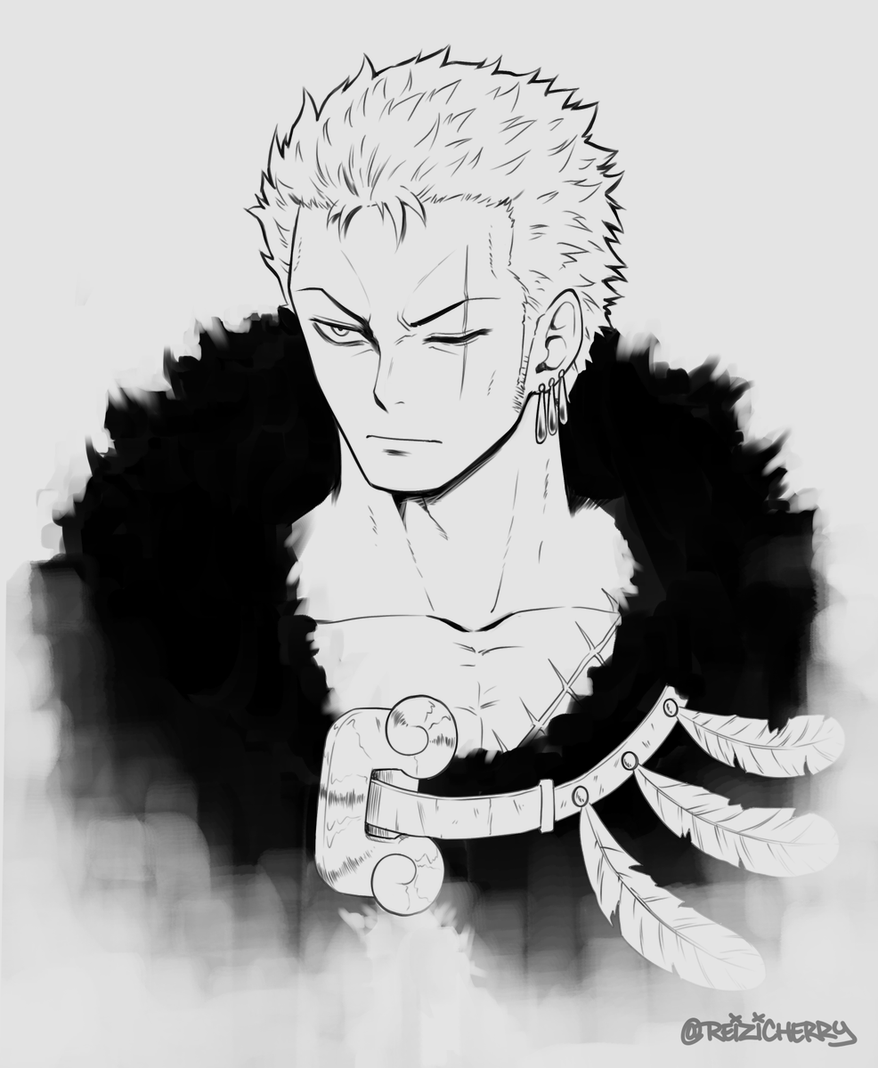 ReiziCherry's tweet photo. Incredibly excited for Elbaf so I had to draw Zoro
God I love One Piece https://t.co/0MXGoFWvPm