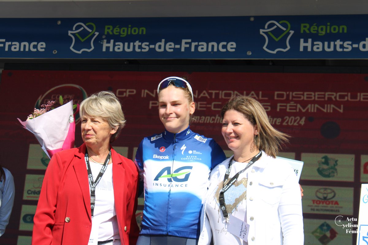ActuCyclismeFem's tweet photo. Classements annexes : 
Sprints : @ali_avoine - @Auber93Cyclisme 
GPM : Karolina Kumiega - UAE Team ADQ
Meilleure Jeune : Marthe Goossens - Ag Insurance Soudal Cycling Team
Fair Play : @marie_morganeLD - @arkeabbhotels https://t.co/0xqBdSnTiM