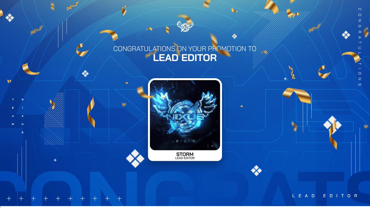 Congrats to <a href="/_StormVFX/">storm</a> for becoming our newest Lead VFX! 🥳