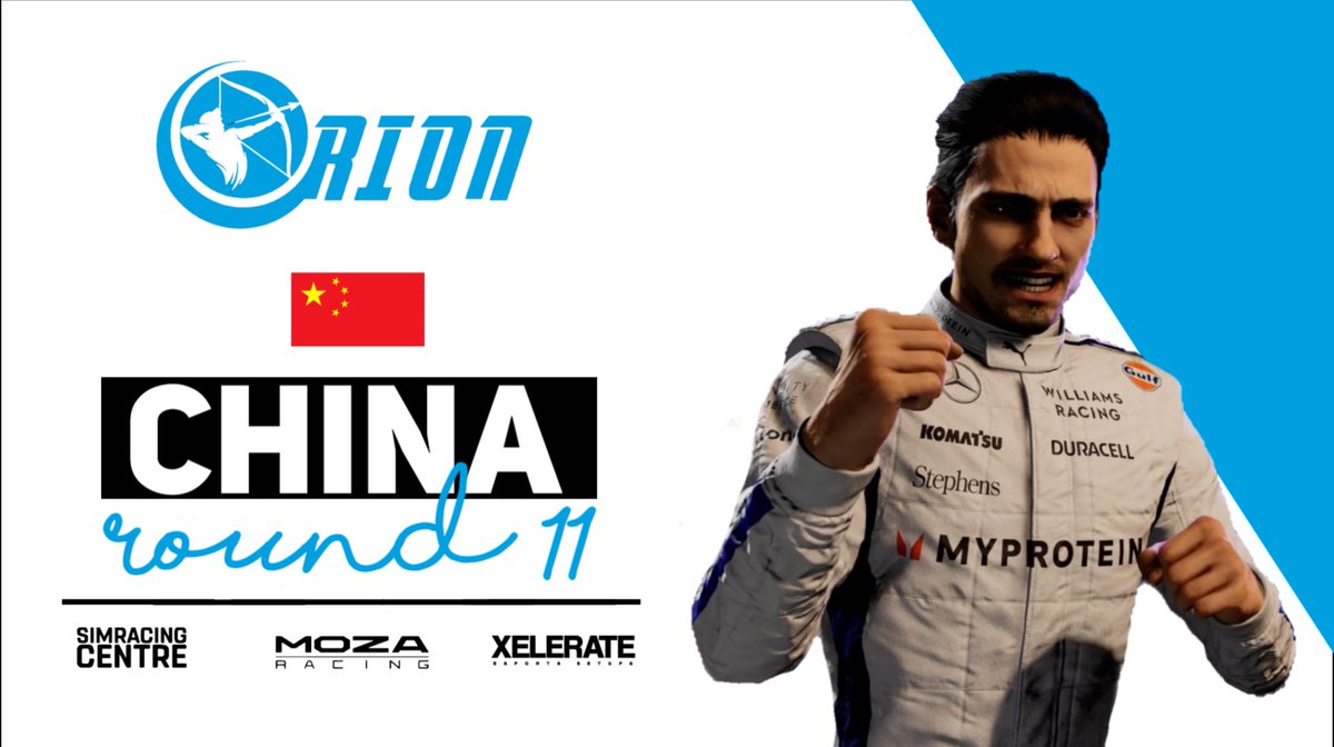 It's Race Day! 

We head to Shanghai to take on the Chinese Grand Prix this evening. 🇨🇳

We will be live at 7:15pm BST with the new addition of full qualifying aswell. 

Feel free to tune in and show us some support.
twitch.tv/apollouk95