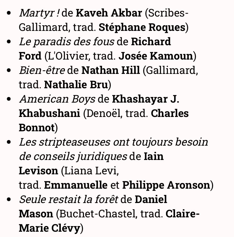 Ed_Scribes's tweet image. En plus d’être sélectionné pour le National Book Award 2024, Martyr !, de Kaveh Akbar, figure dans la liste du Grand prix de littérature américaine 🇺🇸 !