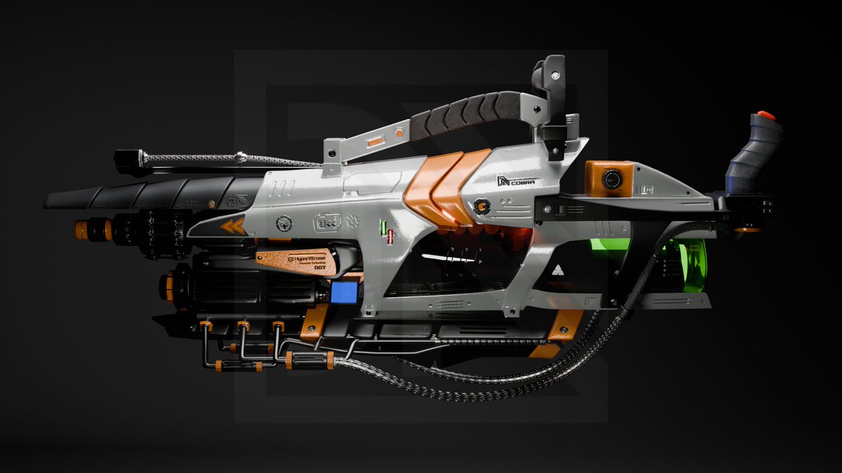 Vighneshn_TS's tweet image. Sci-Fi Gun Machine - 3D Model
This 3D Sci-Fi Gun Machine was modeled in @Blender  and textured in #substancepainter . 
#blender3D #3dartwork #3d #art #3dmodeling #ArtistOnX #artistontwittter #3dartist #gamedev #digitalart #CGI #3drender  #conceptart #scifi #3dart @XCreators #VFX