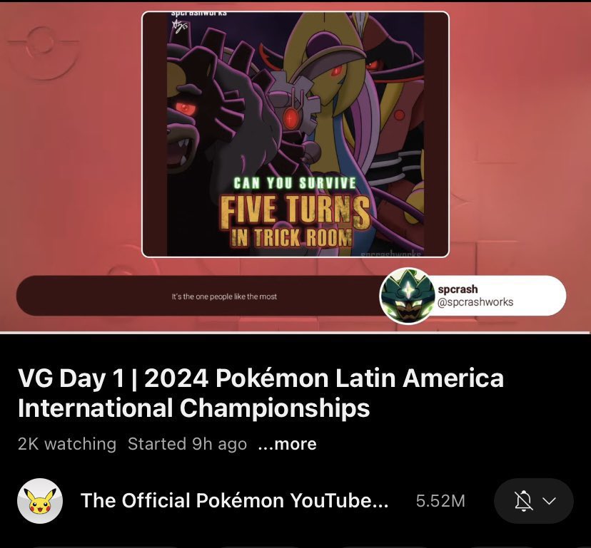 spcrashworks's tweet image. If I had a nickel for every time my art showed up on the official Pokemon YouTube channel, I’d have three nickels. #pokemon #PlayPokemon