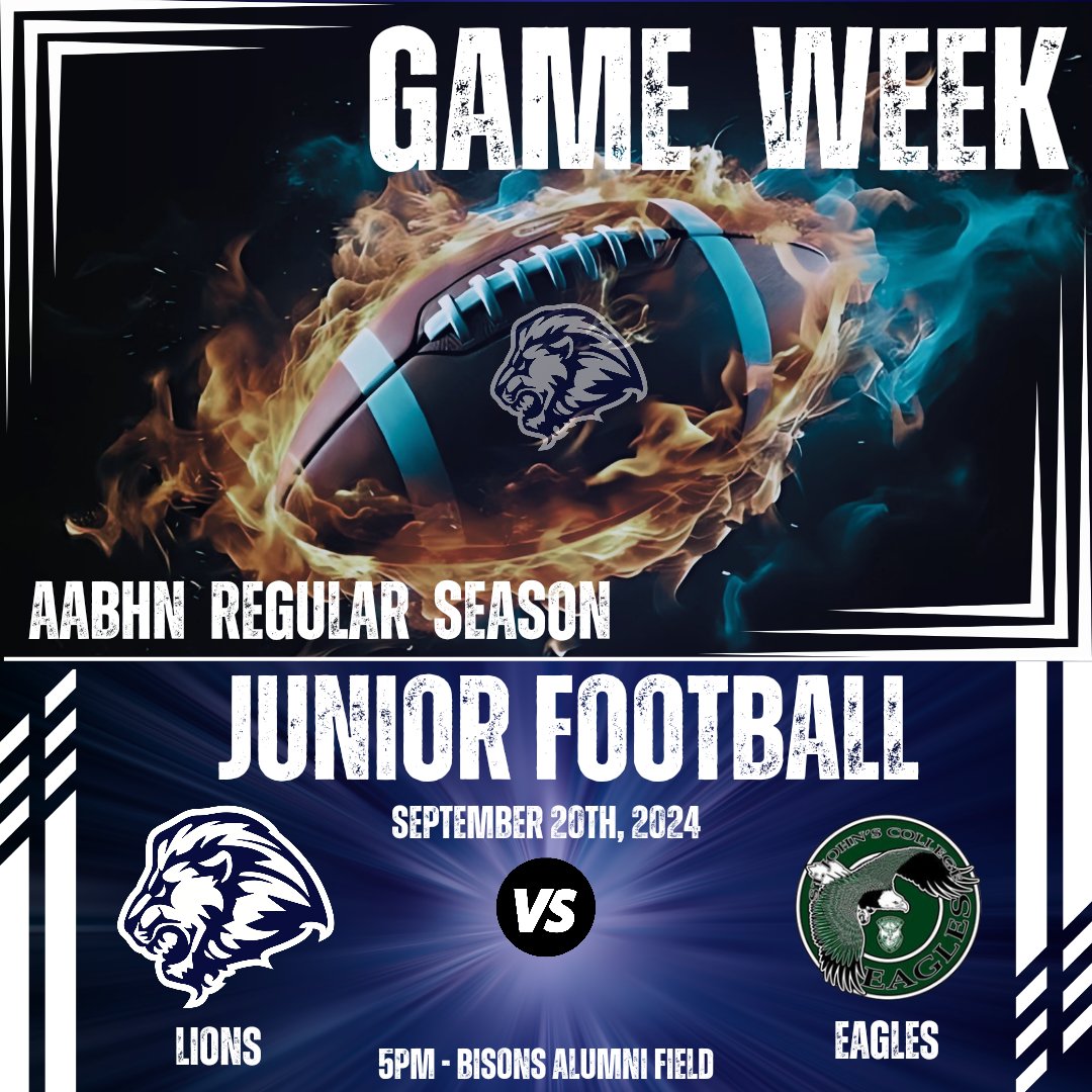 Assumption Football - Brantford ๐จ๐ฆ ๐ ๐จ๐ฆ (@acsbrantford) on Twitter photo The regular season starts this week against St. John's. Here. We. GO!! ๐ฆ๐๐ช๐ช
๐ Friday September 20th
๐ Junior 5pm, Senior 7pm
๐๏ธ <a href="/SJCEagles/">St. John's College</a>
๐ Bisons Alumni Field at the Gretzky Centre
#lionpride #lionsforever #lionsfootbal #acsfootball <a href="/assumptionlion/">Assumption CS</a> The regular season starts this week against St. John's. Here. We. GO!! ๐ฆ๐๐ช๐ช
๐ Friday September 20th
๐ Junior 5pm, Senior 7pm
๐๏ธ <a href="/SJCEagles/">St. John's College</a>
๐ Bisons Alumni Field at the Gretzky Centre
#lionpride #lionsforever #lionsfootbal #acsfootball <a href="/assumptionlion/">Assumption CS</a>