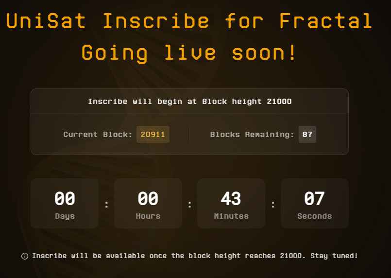 Are you ready to inscribe on <a href="/fractal_bitcoin/">Fractal Bitcoin</a> ?