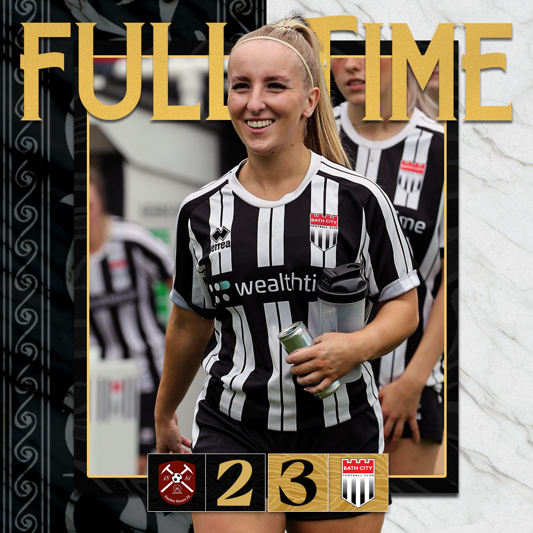 3⃣ 𝗣𝗢𝗜𝗡𝗧𝗦 𝗢𝗡 𝗧𝗛𝗘 𝗥𝗢𝗔𝗗 💪

An own goal and goals from Tara Taylor and Maddy Brown earn City our first win of the season!

⚫️⚪️ #Romans