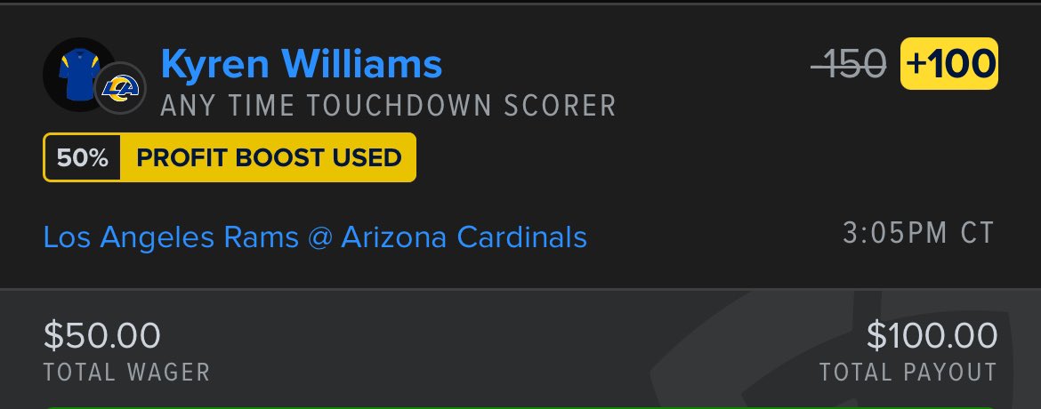 This rounds out the plays we have so far at <a href="/FDSportsbook/">FanDuel Sportsbook</a> LFG!!!