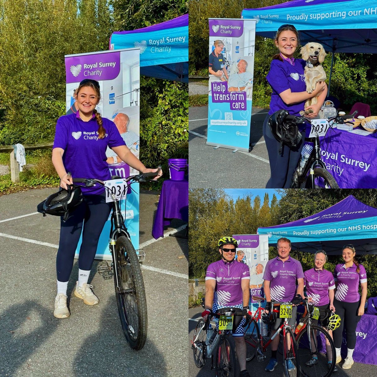 That’s a wrap! 💜 really enjoyed taking part in the #farnhamcharitybikeride24 raising money for <a href="/RSCharity/">Royal Surrey Charity</a>